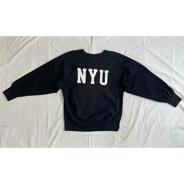 Champion Reverse Weaveニューヨーク大学 ブラック M REVERSE WEAVE 90's メキシコ製 チャンピオン リバースウィーブ