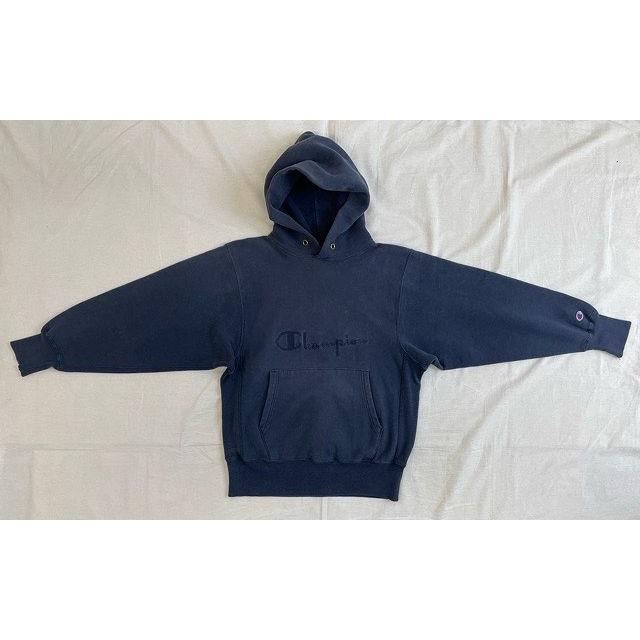 Champion ネイビー チャンピオン リバースウィーブ Champion（チャンピオン） USA リバース ウィーブ プルオーバー フード