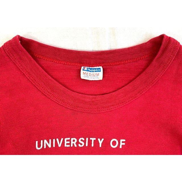 チャンピオン　バータグ　フットボールTシャツ　サイズM 70s バータグ チャンピオン フットボールシャツ Mサイズ 紺