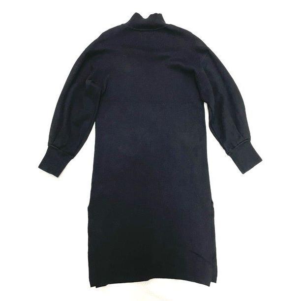 JEANASIS ジーナシス スウェット ワンピース モックネック スリット ブラック フリーサイズ [l-0161] | JEANASIS | 03