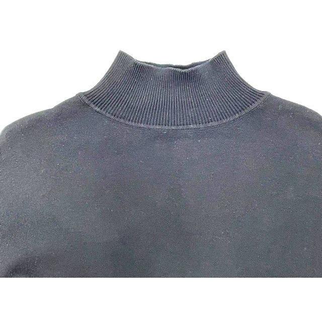 JEANASIS ジーナシス スウェット ワンピース モックネック スリット ブラック フリーサイズ [l-0161] | JEANASIS | 05