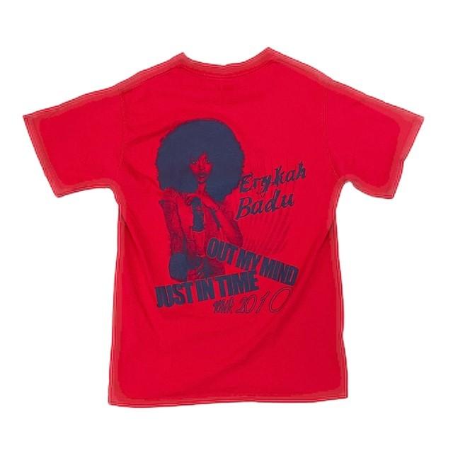 エリカ・バドゥ ERYKAH BADU 2010 ツアーTシャツ 北米ツアー OUT MY