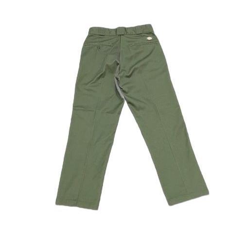 圧着タグ ディッキーズ Dickies ワークパンツ チノパン 874 オリーブグリーン 表記？ 実寸73 [l-0225]｜highground｜02