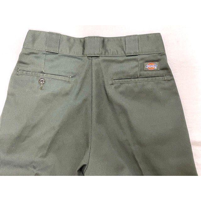 圧着タグ ディッキーズ Dickies ワークパンツ チノパン 874 オリーブグリーン 表記？ 実寸73 [l-0225]｜highground｜08