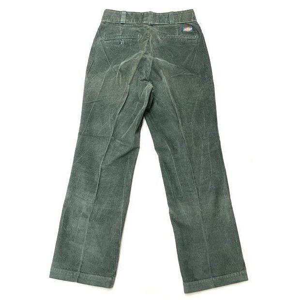 米国製 MADE IN USA ディッキーズ Dickies ワークパンツ コーデュロイ トラウザー TALONジップ グリーン 表記31x30 実寸73 [l-0226]｜highground｜02