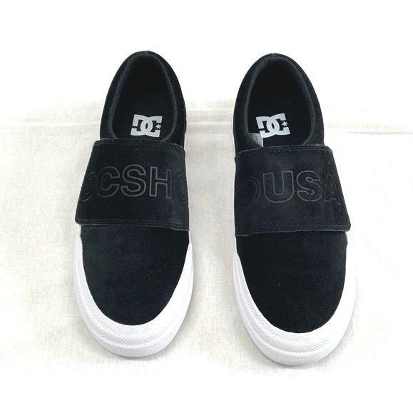 未使用 DC SHOSE DCシューズ SWRAP スエード マジックテープ着脱 スケート スケボー ブラック サイズ26.5  [l-0264] | DC SHOES | 01