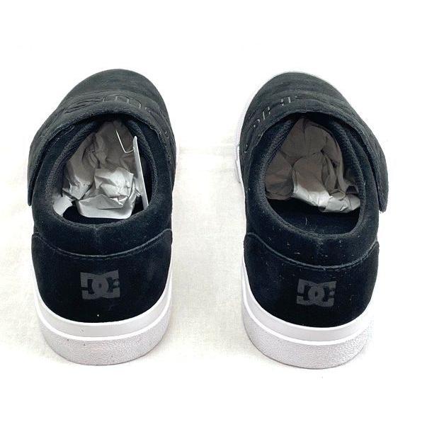 未使用 DC SHOSE DCシューズ SWRAP スエード マジックテープ着脱 スケート スケボー ブラック サイズ26.5  [l-0264] | DC SHOES | 03
