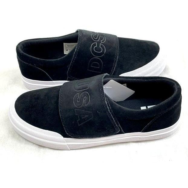 未使用 DC SHOSE DCシューズ SWRAP スエード マジックテープ着脱 スケート スケボー ブラック サイズ26.5  [l-0264] | DC SHOES | 04