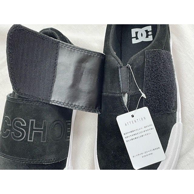 未使用 DC SHOSE DCシューズ SWRAP スエード マジックテープ着脱 スケート スケボー ブラック サイズ26.5  [l-0264] | DC SHOES | 06