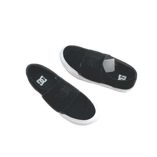 未使用 DC SHOSE DCシューズ SWRAP スエード マジックテープ着脱 スケート スケボー ブラック サイズ27.0  [l-0265] | DC SHOES
