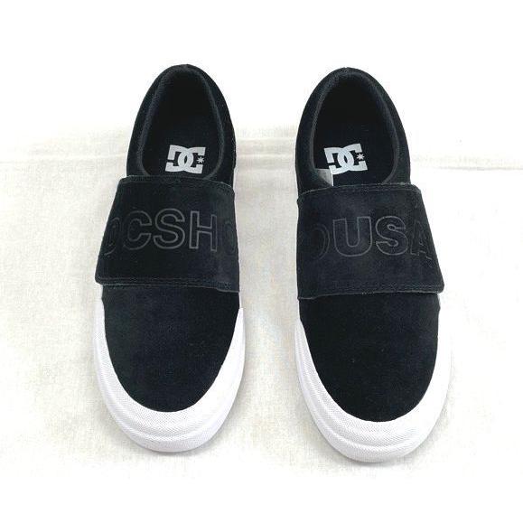 未使用 DC SHOSE DCシューズ SWRAP スエード マジックテープ着脱 スケート スケボー ブラック サイズ27.0  [l-0265] | DC SHOES | 01