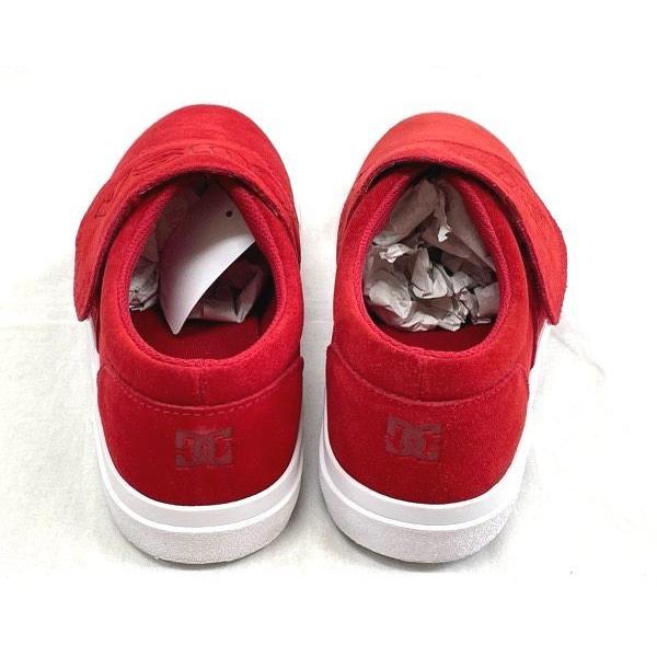 未使用 DC SHOSE DCシューズ SWRAP スエード マジックテープ着脱 スケート スケボー レッド サイズ26.5 [l-0267] | DC SHOES | 04