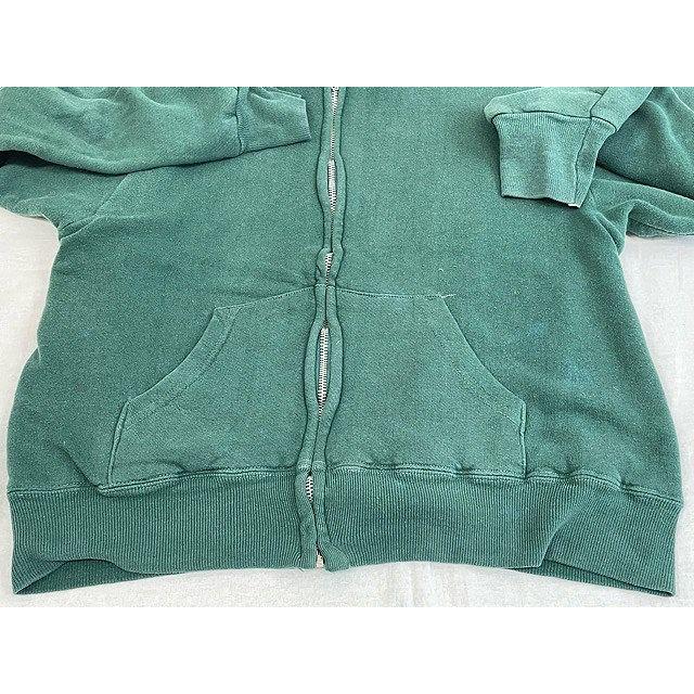 70年代 ヴィンテージ フェード ジップパーカー グリーン 70年代 ヴィンテージ フェード ジップパーカー グリーン - メルカリ