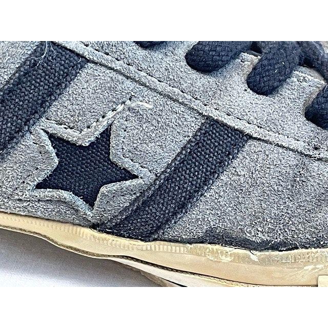 80's 90's MADE UNDER LICENSE FROM CONVERSE Inc.U.S.A. コンバース ジャックスター スエード JACK STAR グレー 27.0 [l-0462]｜highground｜08