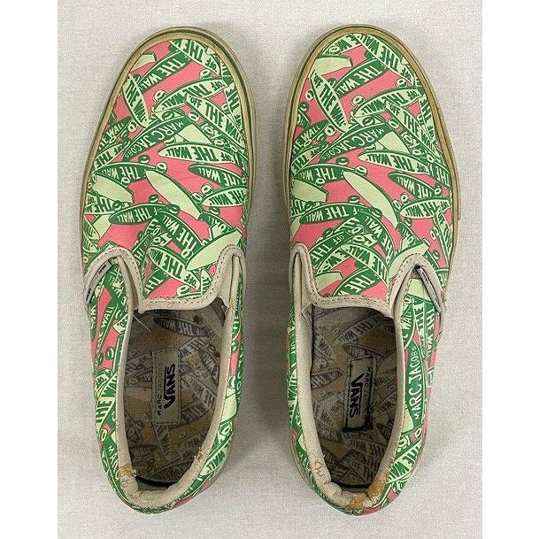 バンズ VANS マークジェイコブス MARC JACOBS スリッポン SLIP ON OFF THE WALL レザー サイズ27.0 [l-0567]｜highground｜04