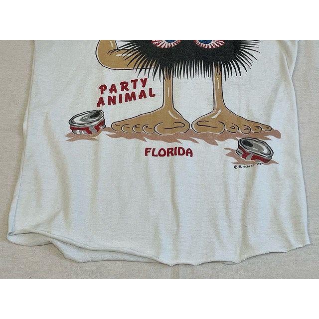 VINTAGE 80's ビンテージ Tシャツ 両面 PARTY ANIMAL 1987 B.ELBERT