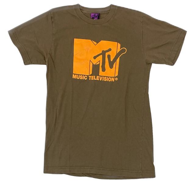 MTV MUSIC TELEVISION Tシャツ THE STORE ブラウン サイズS 女性