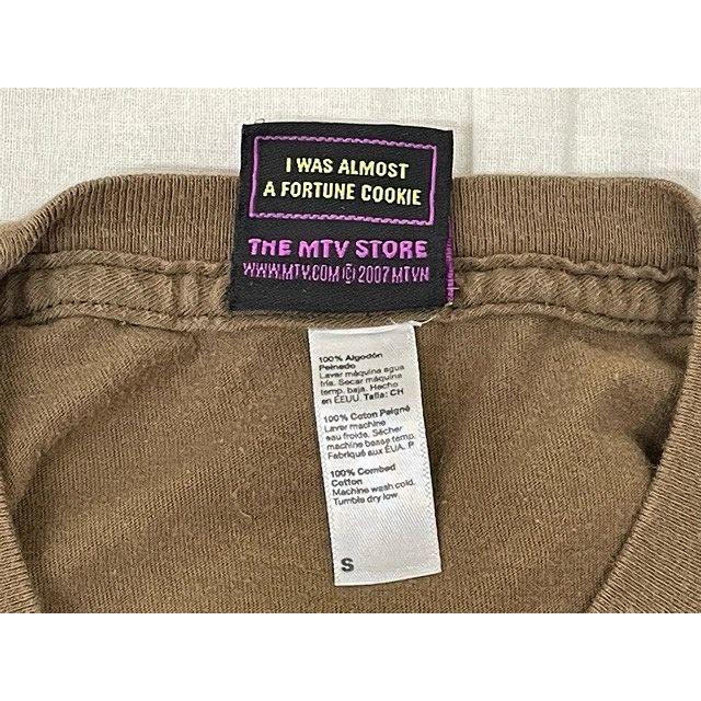 MTV MUSIC TELEVISION Tシャツ THE STORE ブラウン サイズS 女性も良い