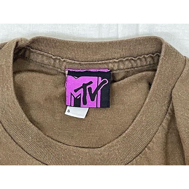 MTV MUSIC TELEVISION Tシャツ THE STORE ブラウン サイズS 女性も良い