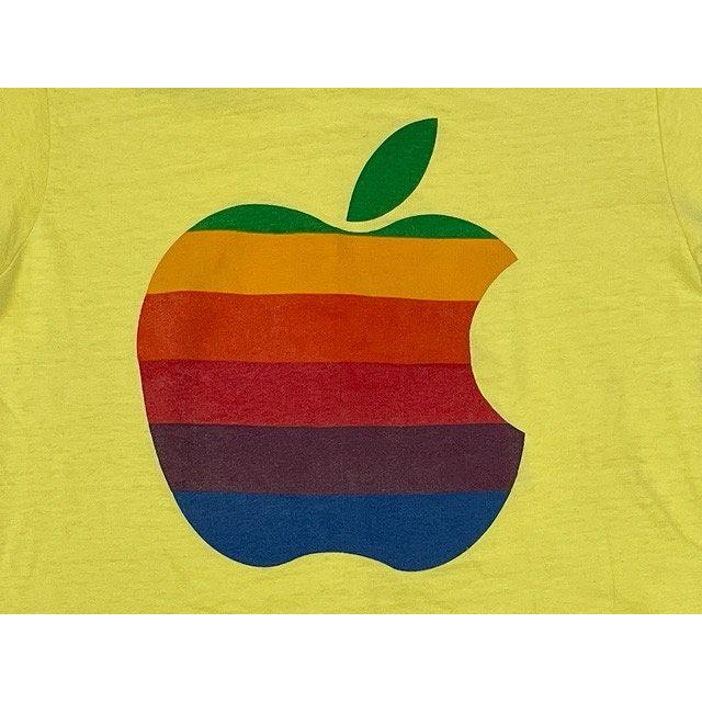 Hanes（ヘインズ） 70's 米国製 ビンテージ Apple アップル Tシャツ