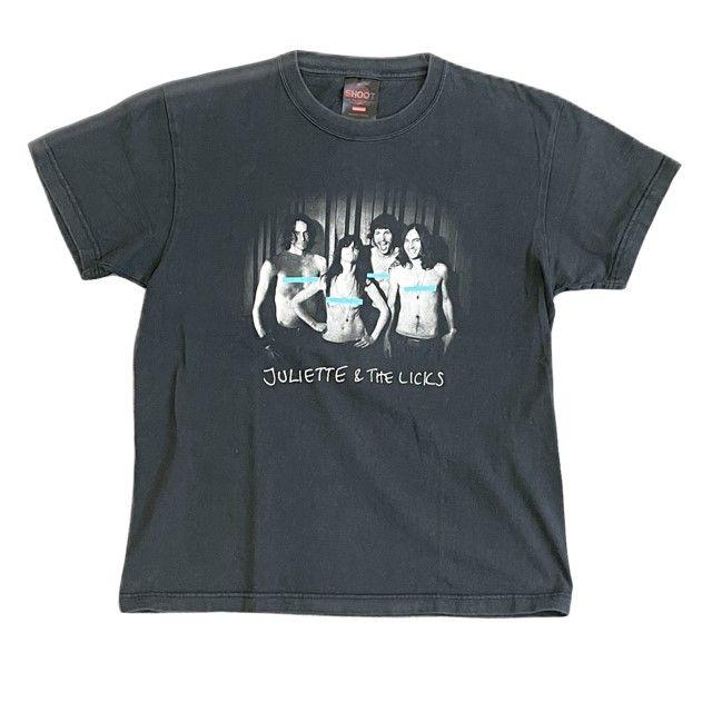 シ*マ様 00s JULIETTE & THE LICKS オフィシャル Tシャ 00's SHOOT バンドT Tシャツ JULIETTE & THE LICKS ジュリエット