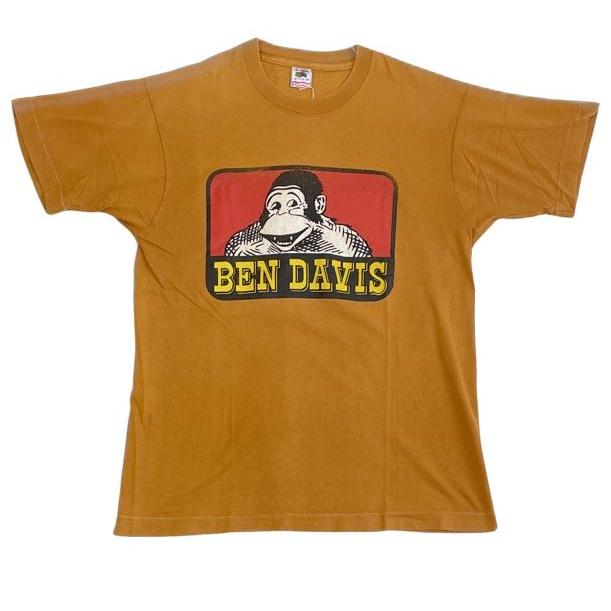 80's 90’s 米国製 MADE IN USA ベンデイビス BEN DAVIS Tシャツ ロゴ ブラック フルーツオブザルーム M [l