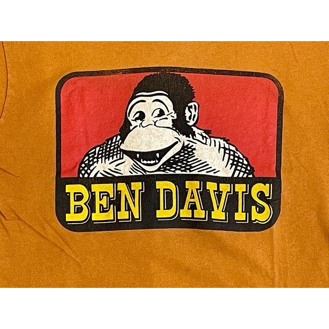 80's 90’s 米国製 MADE IN USA ベンデイビス BEN DAVIS Tシャツ ロゴ ブラック フルーツオブザルーム M [l