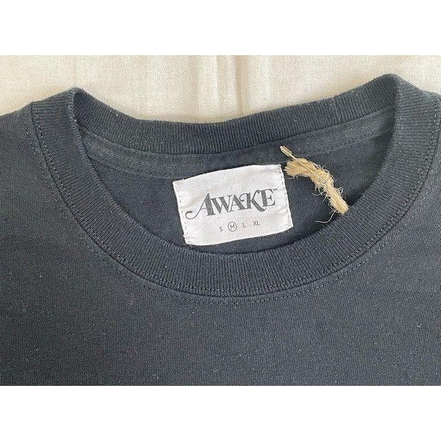 AWAKE NY アウェイク ニューヨーク Angela Davis Tee アンジェラ・デイヴィス Tシャツ 両面プリント ブラック サイズM  [l-0670]