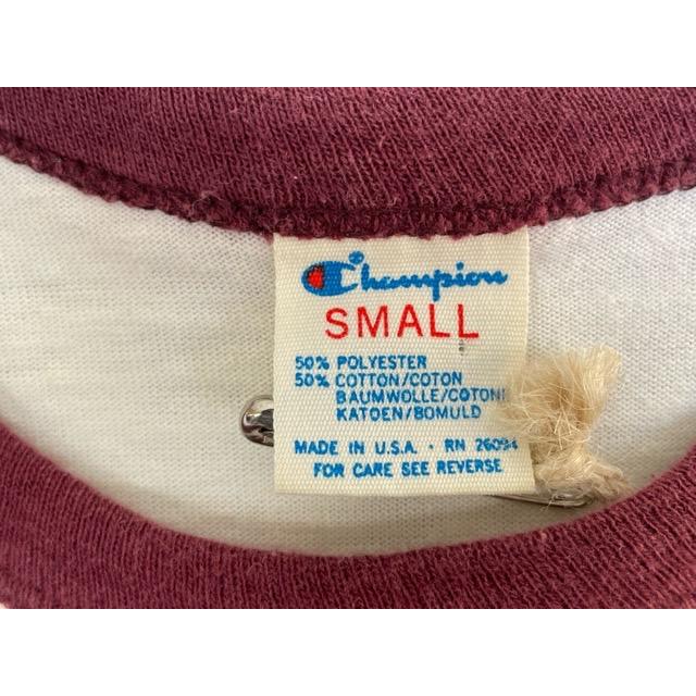Champion（チャンピオン） 80's 米国製 MADE IN USA リンガー Tシャツ