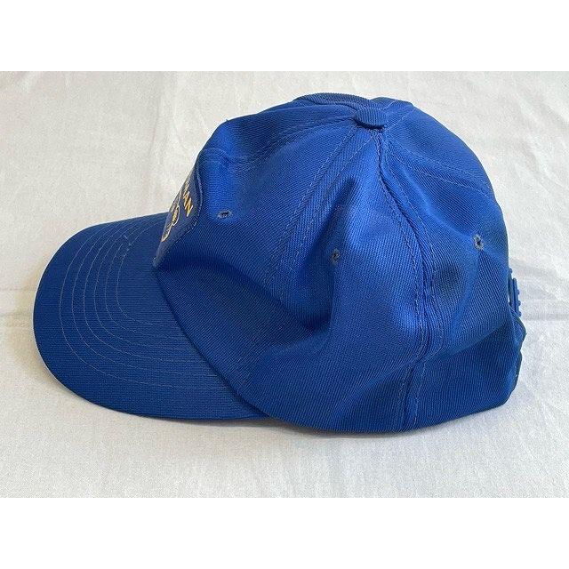 70's 80's アメリカ古着 YOUNG AN MADE IN KOREA キャップ メッシュキャップ  CHRISMAN ブルー スナップバック [l-0727] | VINTAGE | 03