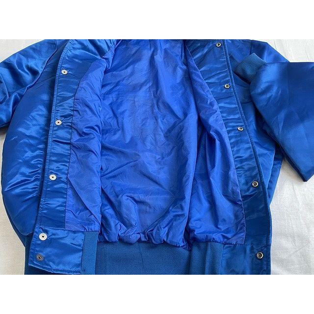 MADE IN USA 80's 米国製 サテンボンバージャケット ナイロン