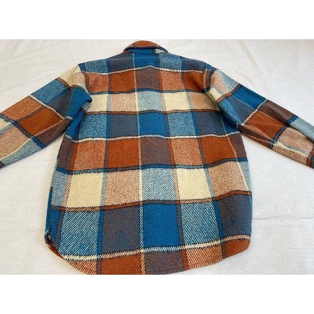 70s JC Penney JCペニー ヴィンテージ ウール ネルシャツ S 70s JC Penney JCペニー ビンテージ プリント ネル オンブレ シャドー