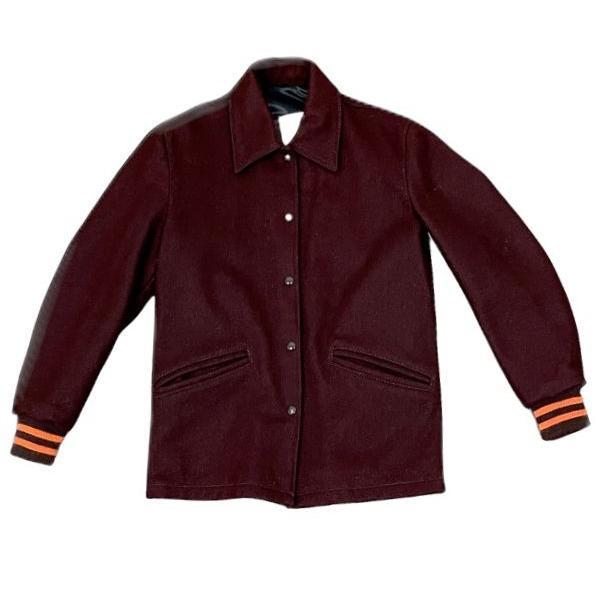 【Delong】 70'sスタジャン　アワードジャケット　made in USA DeLong（デロング） 70's 80's 米国製 MADE IN USA ロング スタジャン