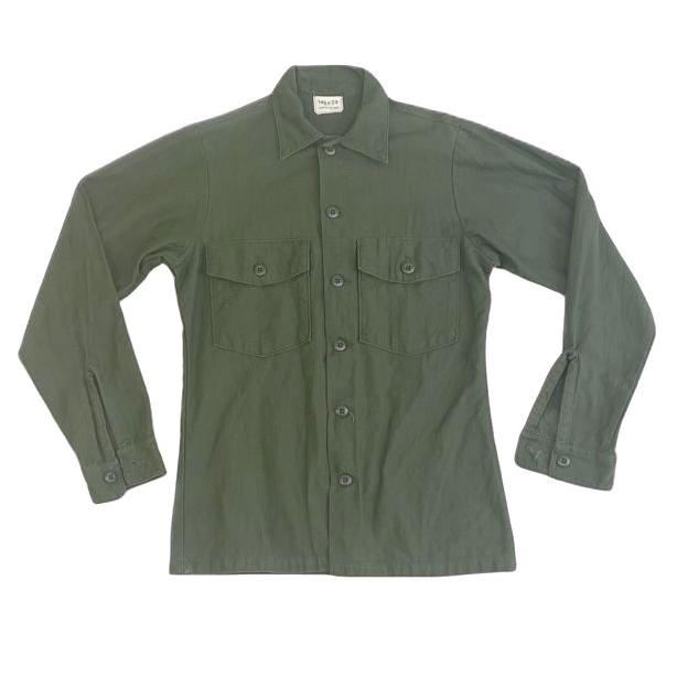 70's 米軍 U.S.Army アメリカ軍 ユーティリティシャツ OG-107 コットン
