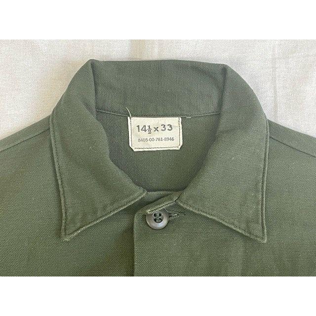 70's 米軍 U.S.Army アメリカ軍 ユーティリティシャツ OG-107 コットン