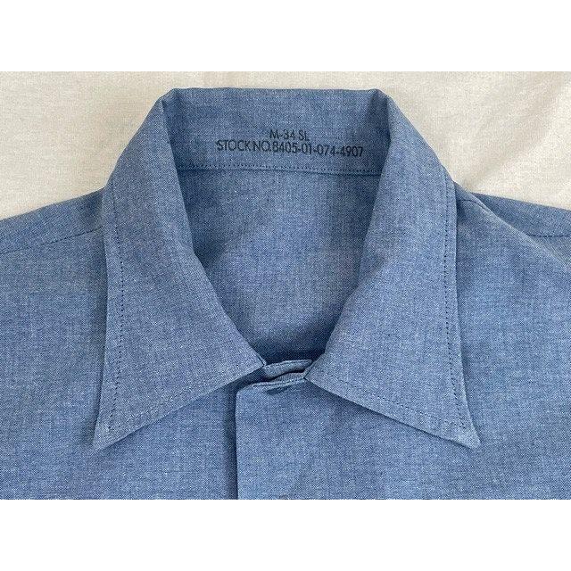 VINTAGE 90's 1997 米軍 海軍 U.S NAVY ミリタリー シャンブレー