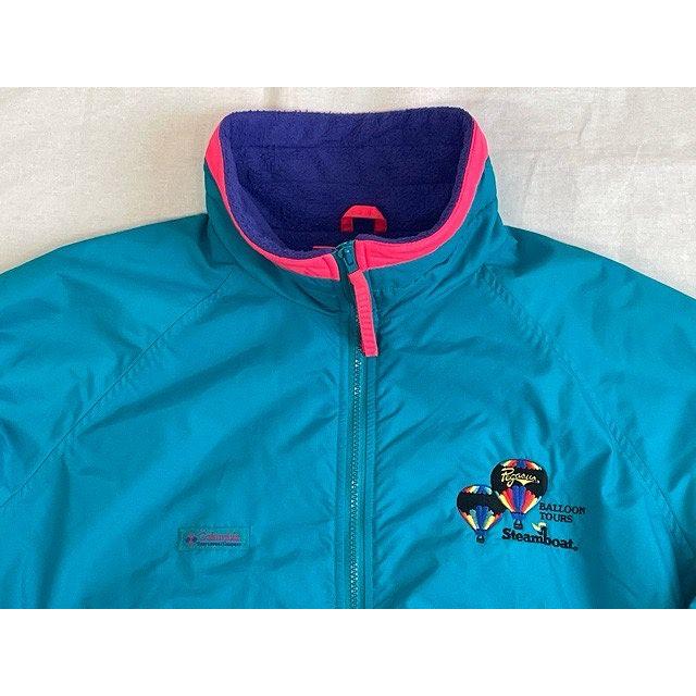 90's コロンビア Columbia ナイロン フリース BALOON TOURS ターコイズ/パープル WOMENS XL [l-0880] | Columbia | 02