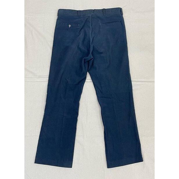 60's 70's 米国製 ビンテージ コーデュロイ トラウザー ワークパンツ TALON ネイビー 実寸W88L75 [l-0883] | VINTAGE | 07