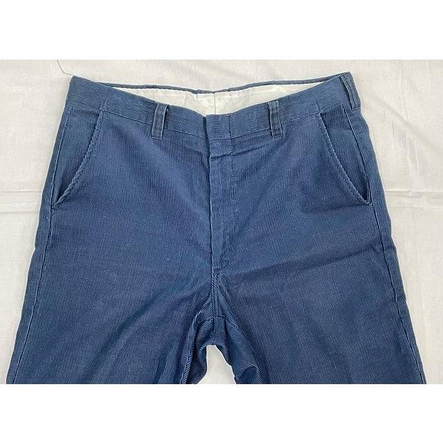 60's 70's 米国製 ビンテージ コーデュロイ トラウザー ワークパンツ TALON ネイビー 実寸W88L75 [l-0883] | VINTAGE | 02