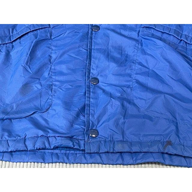 80's 米国製 Windiess ナイロン コーチジャケット フルスナップボタン 袖リブ 裏地あり ブルー S [la-1046] | VINTAGE | 04