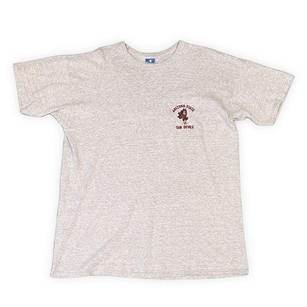 90’s 米国製 MADE IN USA チャンピオン Champion ビンテージ Tシャツ カレッジ ARIZONA STATE SUN DEVILS 88/12 グレー XXL [la-1087] | Champion