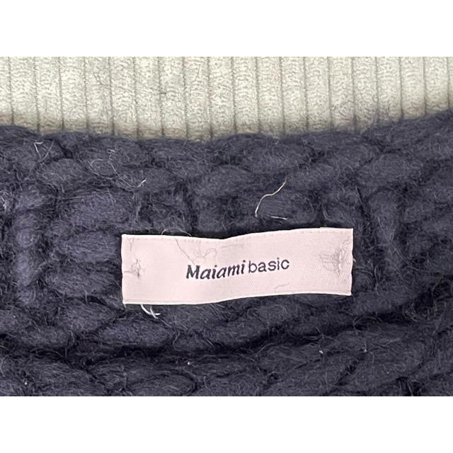 Maiami（マイアミ） ドイツ製 Maiami basic ローゲージセーター ハンド