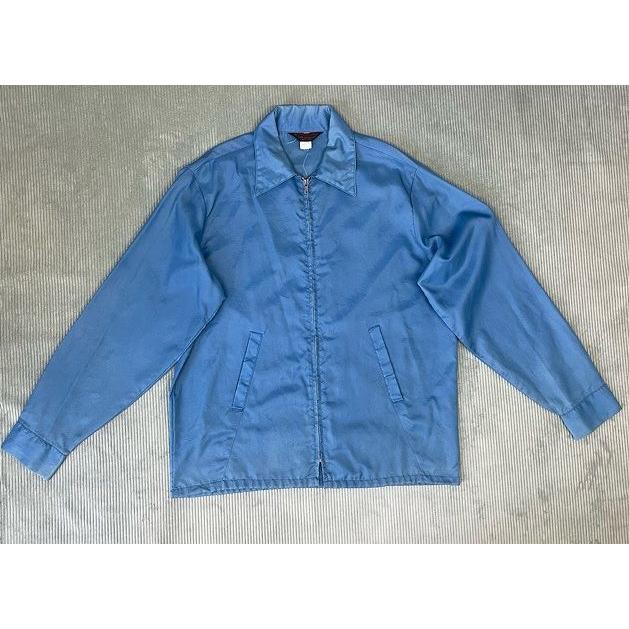 80's 米国製 MADE IN USA Pla-Jac by Dunbrooke ビンテージ ナイロン コーチジャケット WISCONSIN ブルー L [la-1253] | VINTAGE | 03