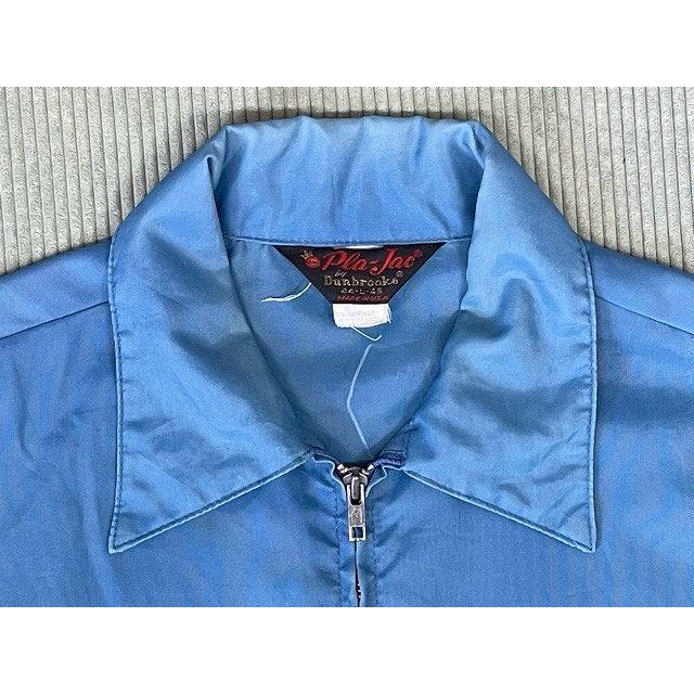 80's 米国製 MADE IN USA Pla-Jac by Dunbrooke ビンテージ ナイロン コーチジャケット WISCONSIN ブルー L [la-1253] | VINTAGE | 04