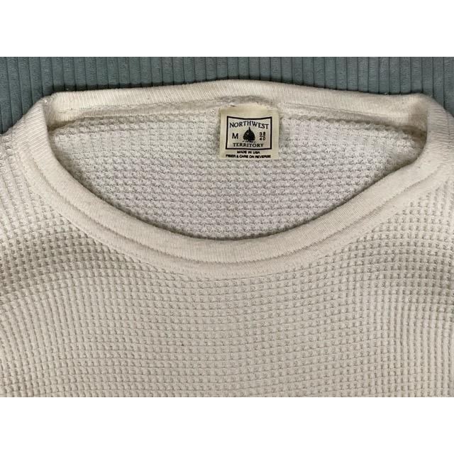 MADE IN USA 80's 米国製 NORTHWEST サーマル Tシャツ 長袖 綿100 重ね