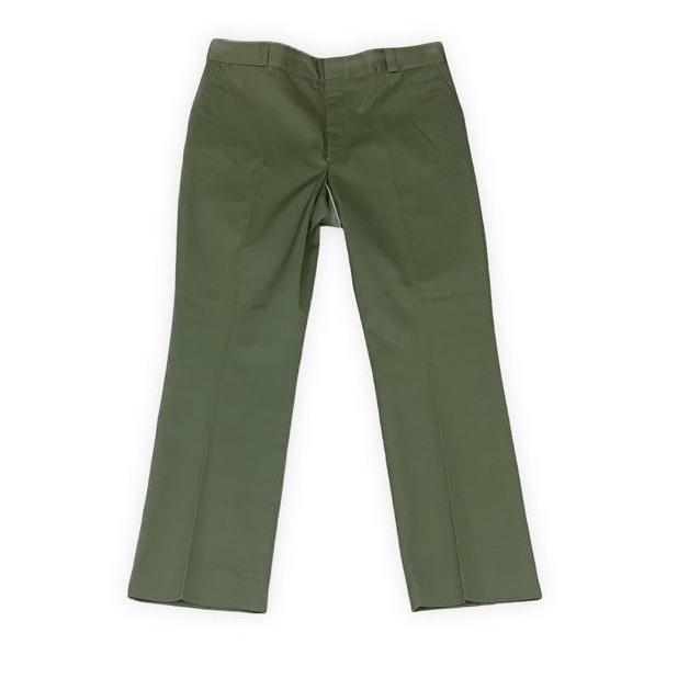 デッドストック 90's 米国製 OFFICIAL NATIONAL PARK SERVICE UNIFORM 米国立公園 ワークパンツ トラウザーグリーン 38R W94L82 [la-1307] | MADE IN USA