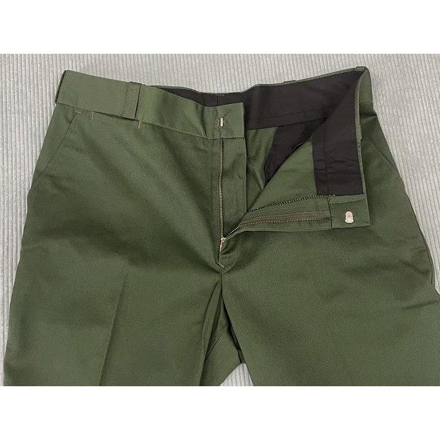 デッドストック 90's 米国製 OFFICIAL NATIONAL PARK SERVICE UNIFORM 米国立公園 ワークパンツ トラウザーグリーン 38R W94L82 [la-1307] | MADE IN USA | 01