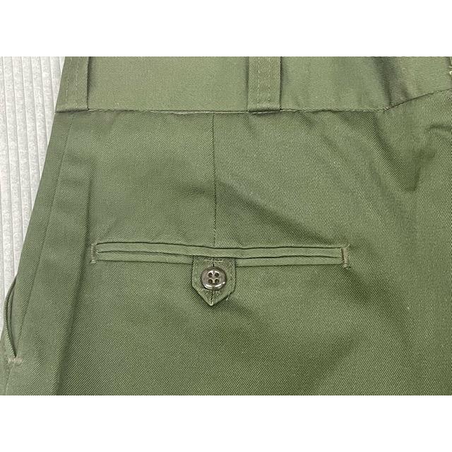デッドストック 90's 米国製 OFFICIAL NATIONAL PARK SERVICE UNIFORM 米国立公園 ワークパンツ トラウザーグリーン 38R W94L82 [la-1307] | MADE IN USA | 07