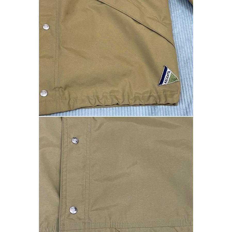 80's MADE IN CALIFORNIA 米国製 アセンテ ASCENTE マウンテンパーカー フーディ ゴアテックス カーキ M [la-1313] | VINTAGE | 04