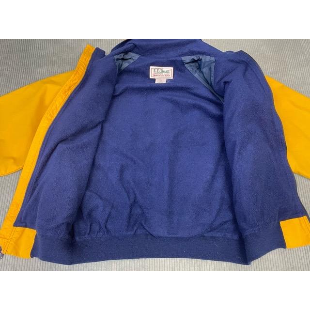 80's 90's MADE IN USA 米国製 L.L.Bean エルエルビーン Three-Season Jacket ナイロン フリース イエロー/ネイビー S [la-1332] | L.L.Bean | 04